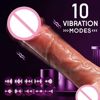 Erwachsene Sex Spielzeug Realistische Dildos Stoßdildo Vibrator Weiche Silikon Anal Penis Saugnapf Fernbedienung Sex Spielzeug Für Frauen 3