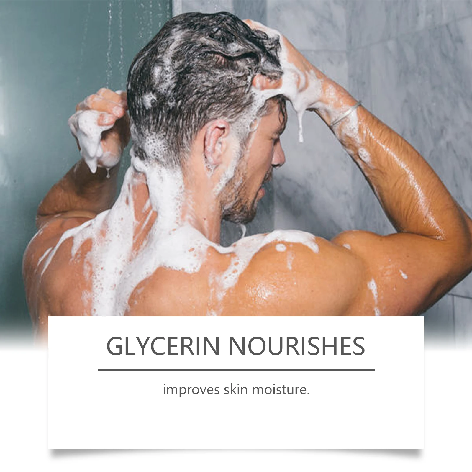 Gel doccia per uomo detergente delicato esfoliante idratante detergente per il corpo schiarente per la pelle ridurre i pori fragranza schiuma lozione da bagno 4