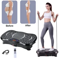 Whole Body Vibration Plate Fat Burning Machine Bluetooth LCD Home Exercise Equipment with Remote Control for Weight Loss Fitness 3