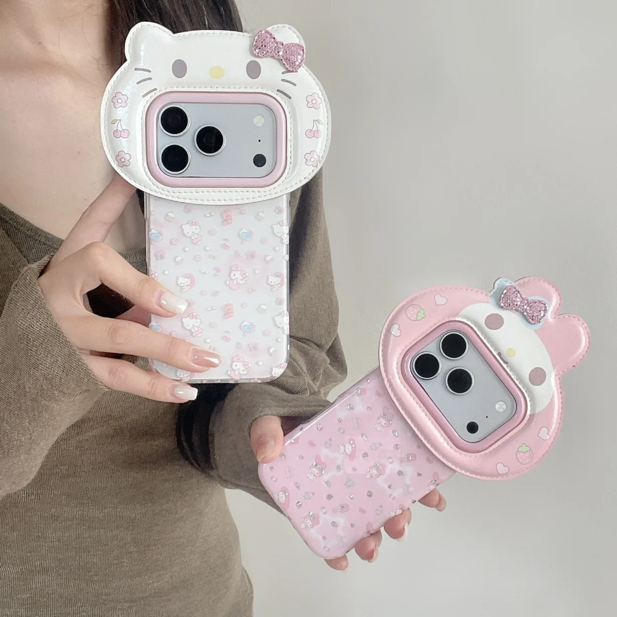 Charming 3D Cartoon Camera Frame Phone Case - Fashionable and Cute Anti-Fall Design