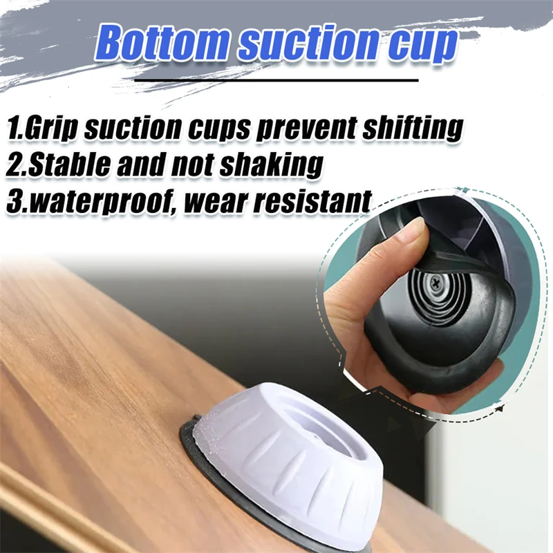 1/4PCS Washing Machine Foot Pad Shockproof Foot Pad Bracket Mute Anti-Slip Rubber Leg Refrigerator Base Furniture Bas