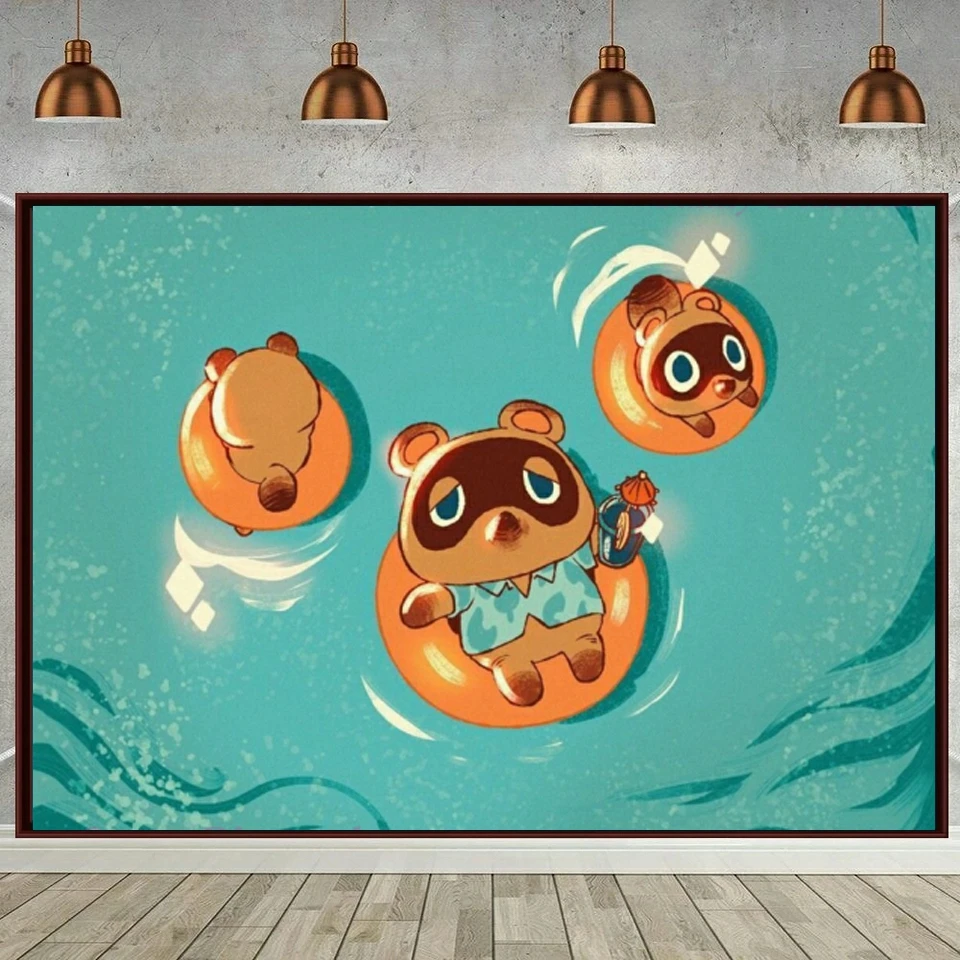 5D Fai Da Te Trapano Completo Cartone Animato Pittura Diamante Kit Nuovo 2022 Animal Crossing Horizons Punto Croce Wall Art Ricamo Home Decor