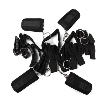 BDSM Bondage Fetish Slave Handcuffs Ankle Adult Toy Female Leg Split Couple Bed Belts Swing Chairs Stool Multifunction Supports 2
