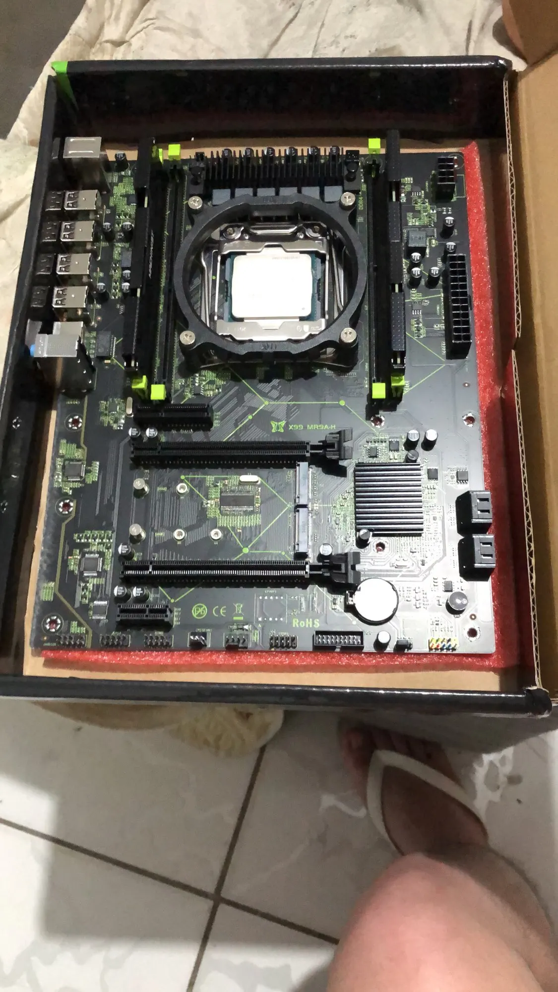 MACHINIST X99 ATX Motherboard Set Kit MR9A-H With LGA2011-3 Xeon E5 2640 V3 CPU DDR4 16GB RAM Memory NVME M.2 SATA photo review