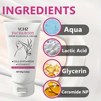 Crème éclaircissante et hydratante en 3 secondes, hydratation intense, rafraîchissante et non collante, crème de soin pour la peau beige clair, soin de la peau. 4