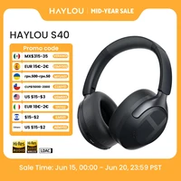 HAYLOU S40 ANC Wireless Headphone 50dB Noise Canceling Hi-Res 3D Spatial Audio Earphone with LDAC Bluetooth 6.0 Over Ear Headset 1