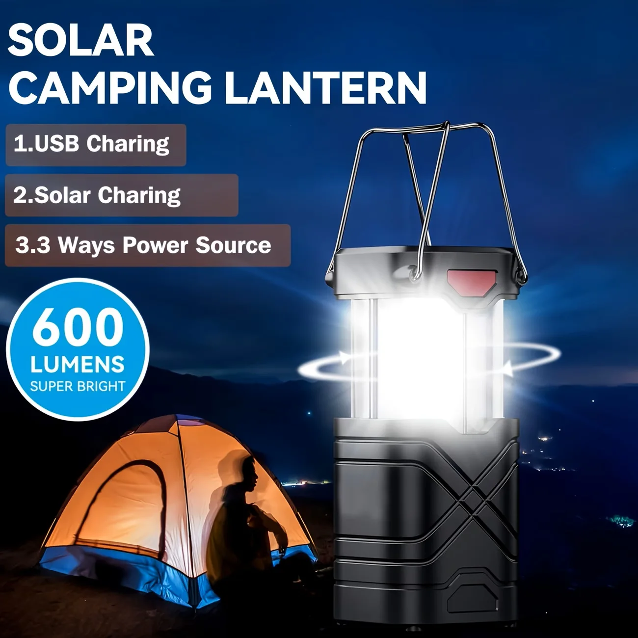Solar LED Camping Lantern 5