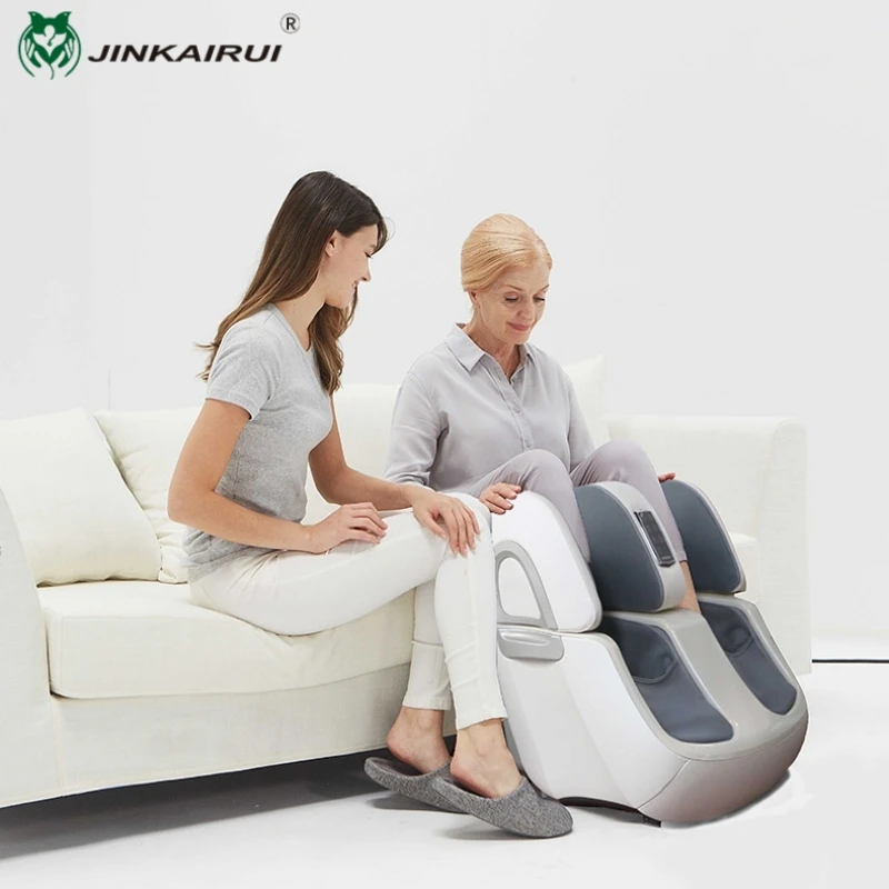 Jinkairui Electric Knee Foot Massager Airbags Heat Leg Calf Shiatsu