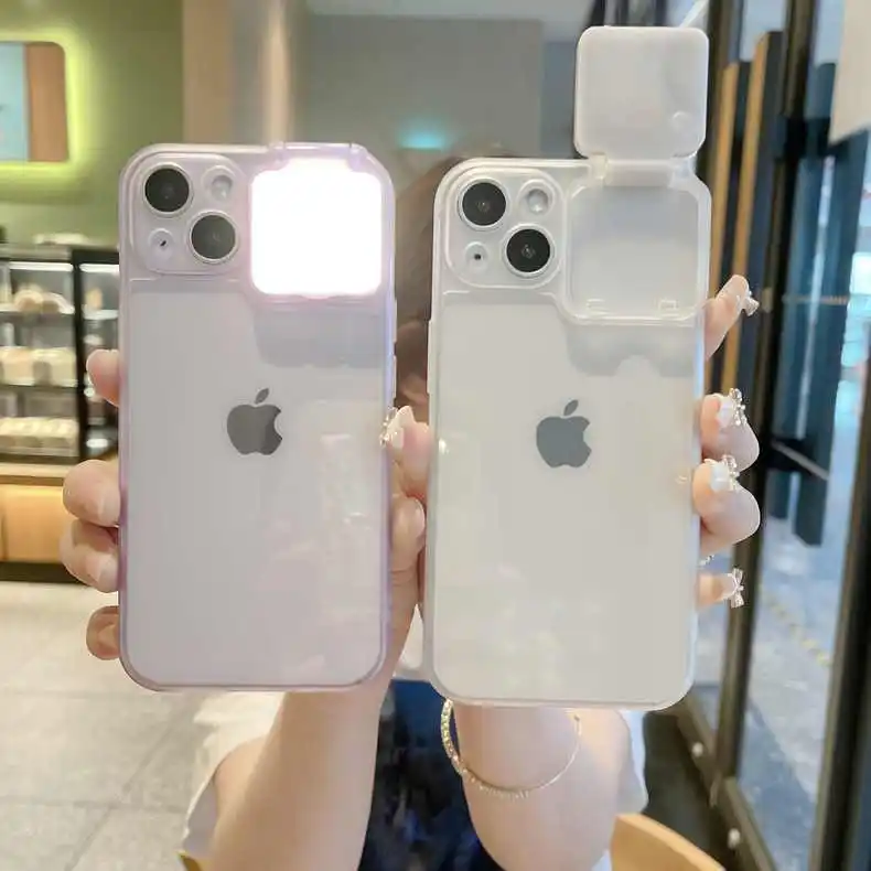 Phone Case LED Light Flashlight Cover for IPhone 11 12 13 14 15 Pro Max phone case led light