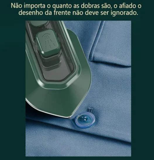 Mini Ferro De Passar Portátil Para Viagem Cabe Na Mala Roupa 5
