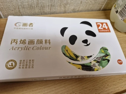 Juego de pintura acrílica, 12/18/24 colores, 5ml/0,17oz, pigmentos ricos de arte portátiles a prueba de agua para manualidades DlY, dibujo, pintura, lienzo, roca photo review