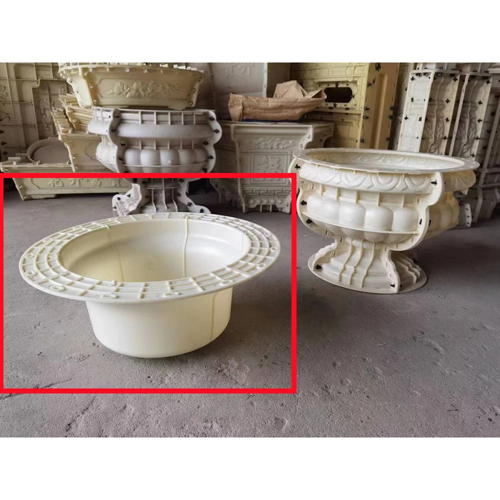 60cm Plastic Precast Concrete Flower Pot Planter Molds