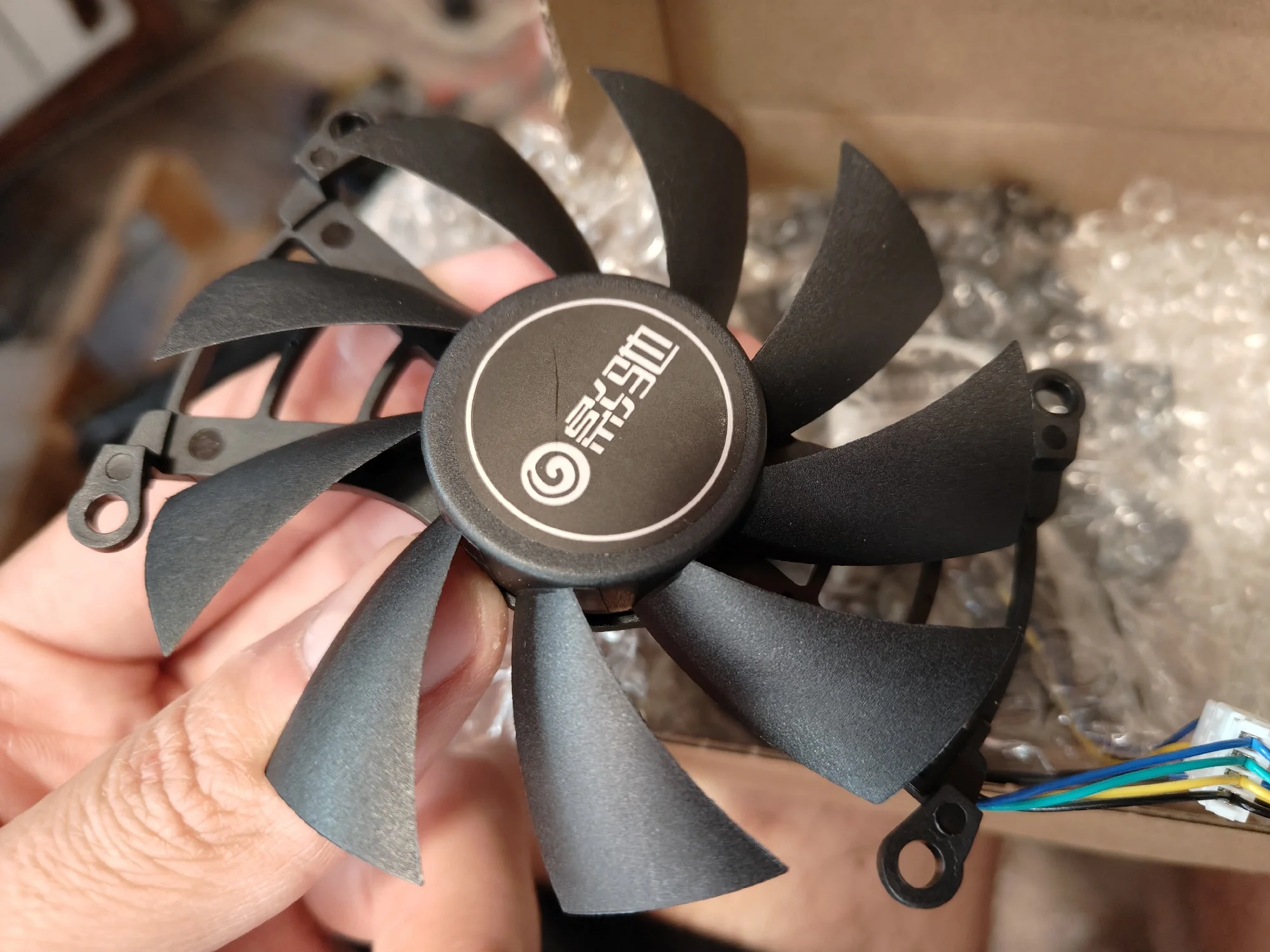 2Pcs/Set,Graphics Mining Card Fan,For NVIDIA For JIESHUO CMP50HX 10G CMP 50HX 10GB,VGA Video Card Cooling photo review