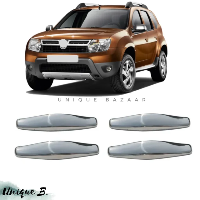 Couvercle de poignée de porte chromé pour Dacia Duster, 4 pièces, en acier  inoxydable 2010 – 2018, accessoires extérieurs de voiture, moulage de style  - AliExpress