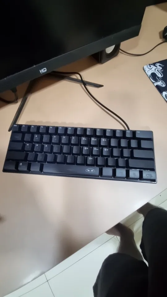 MageGee Mini 60% Gaming Keyboard, RGB Backlit 61 Key Ultra-Compact Keyboard, TS91 Ergonomic Waterproof Mechanical Feeling Office photo review