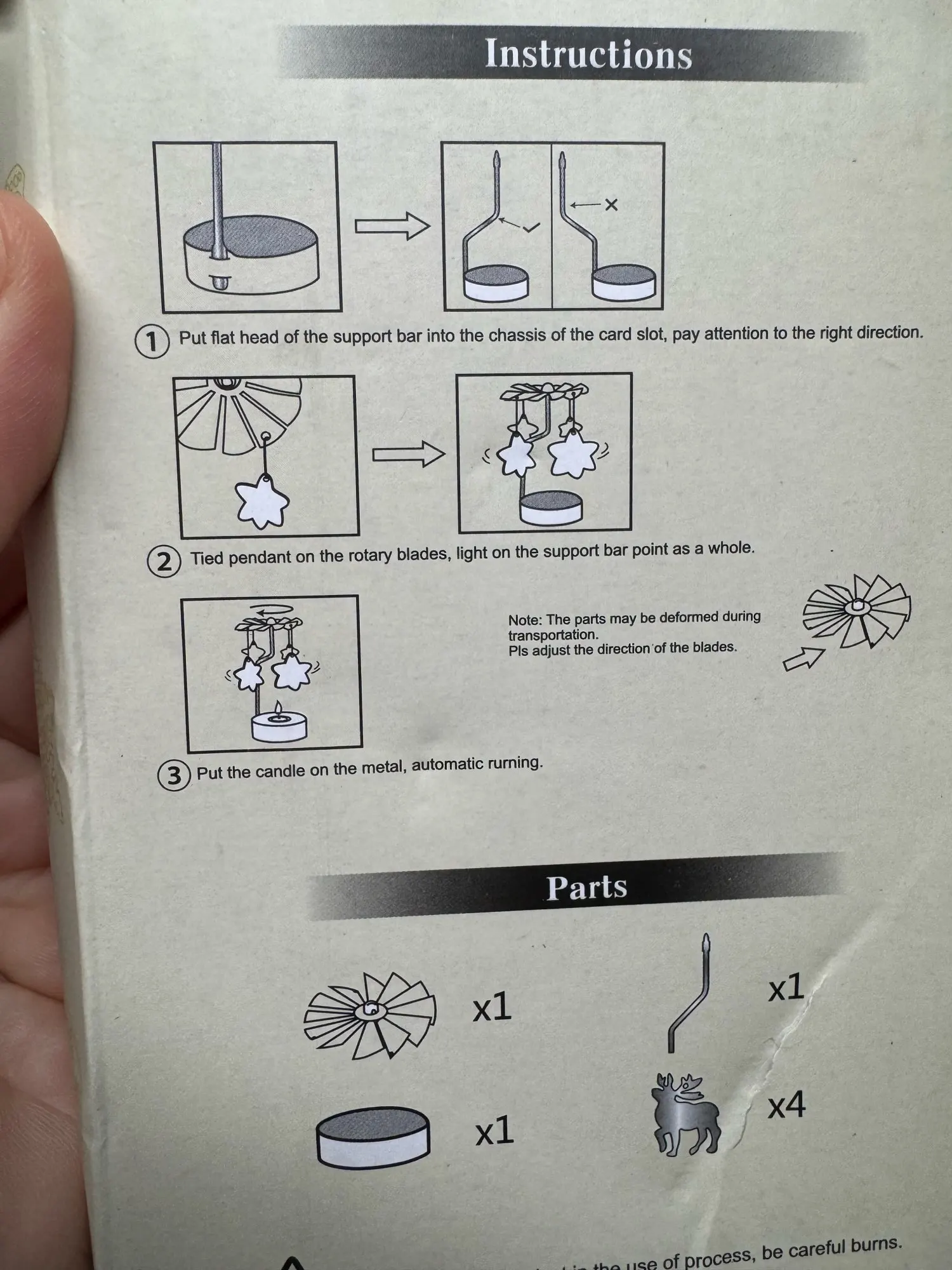 Metal Hot Rotating Candle Holder photo review