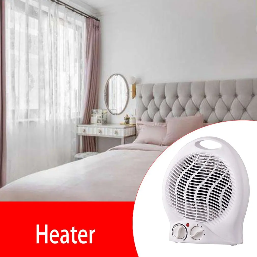 Chauffage soufflant économie d'énergie, radiateur électrique silencieux en  céramique 1000w, 3 niveaux de puissance pour le bureau, chambre à coucher