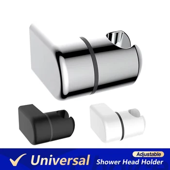 ปรับหัวฝักบัวมือชุบเต็มรูปแบบ Universal Shower Rail ผู้ถือห้องน้ํา Stable หมุนอุปกรณ์ห้องน้ํา 1