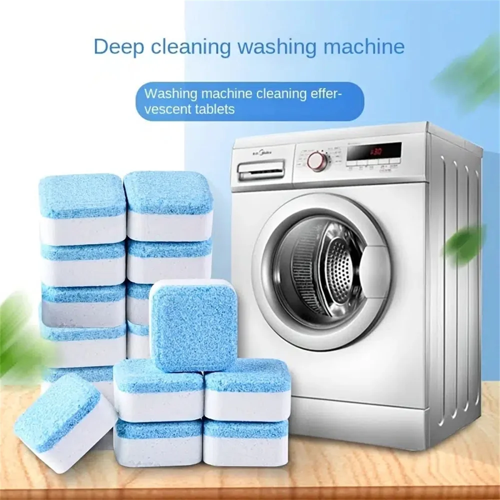 

4/5/8PCS Tablets Cleaner Tablets Washing Machine Effervescent Remover Tablet for Automatic Tolilet Cleaning