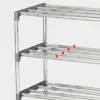 4-Tier Bookcase Wall Bookshelf Leaning Wall Shelf Shelving Ladder Storage Home Metal &Woven Fabric Grey Strong Bearing Capacity 5