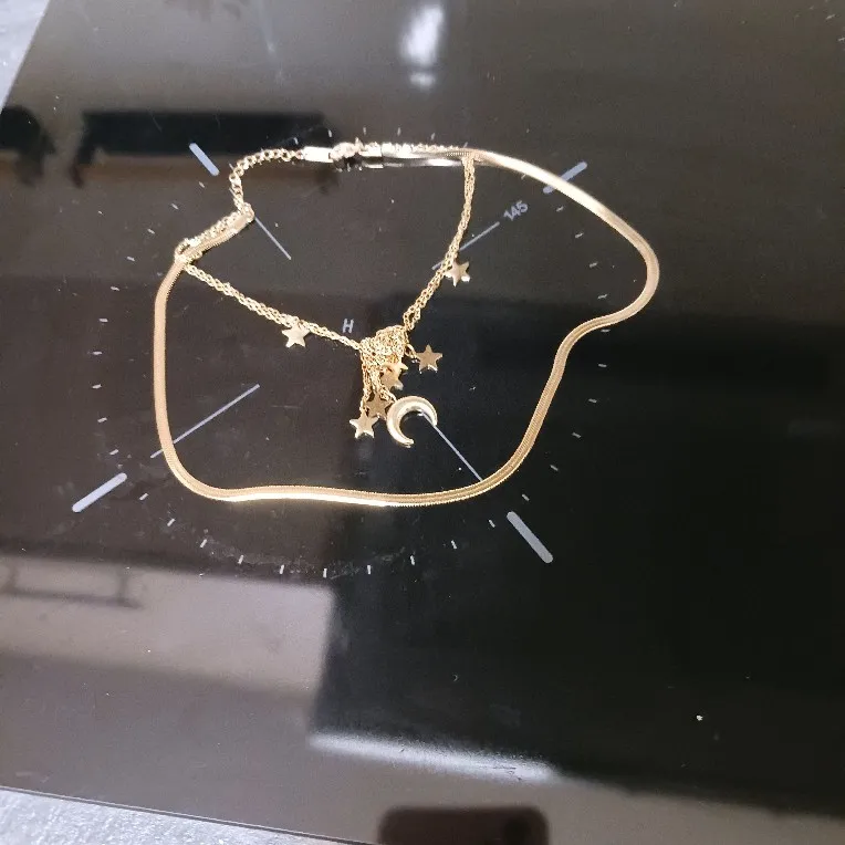 Layered Gold Pendant Necklace | Butterfly, Moon & Blue Eye photo review