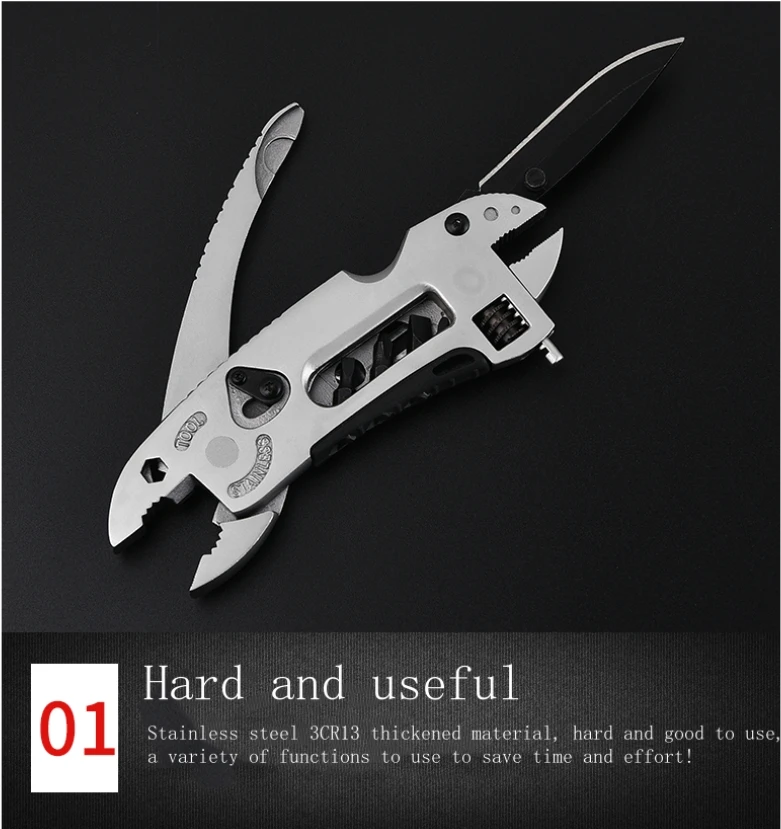 Pocket Multi Tools Pliers Knife Screwdriver Kit