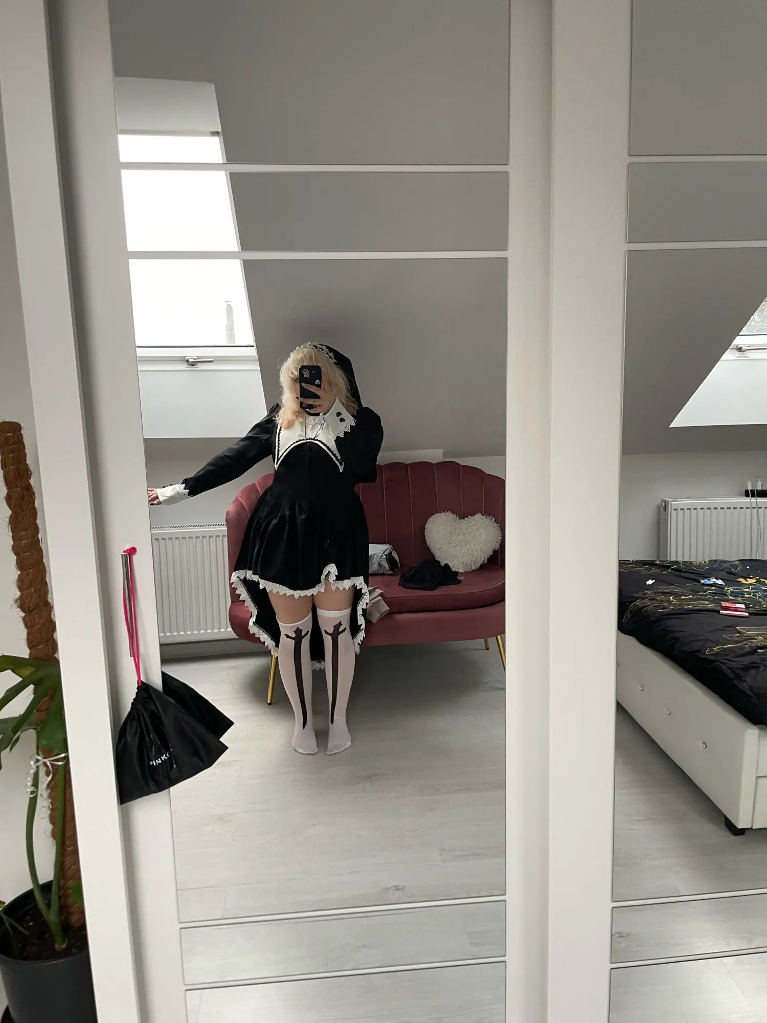 Black Nun Dress - Gothic Aesthetic photo review