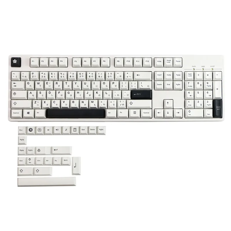 cereja perfil pbt tintura sublimação teclado mecânico para mx switch 61 64 68