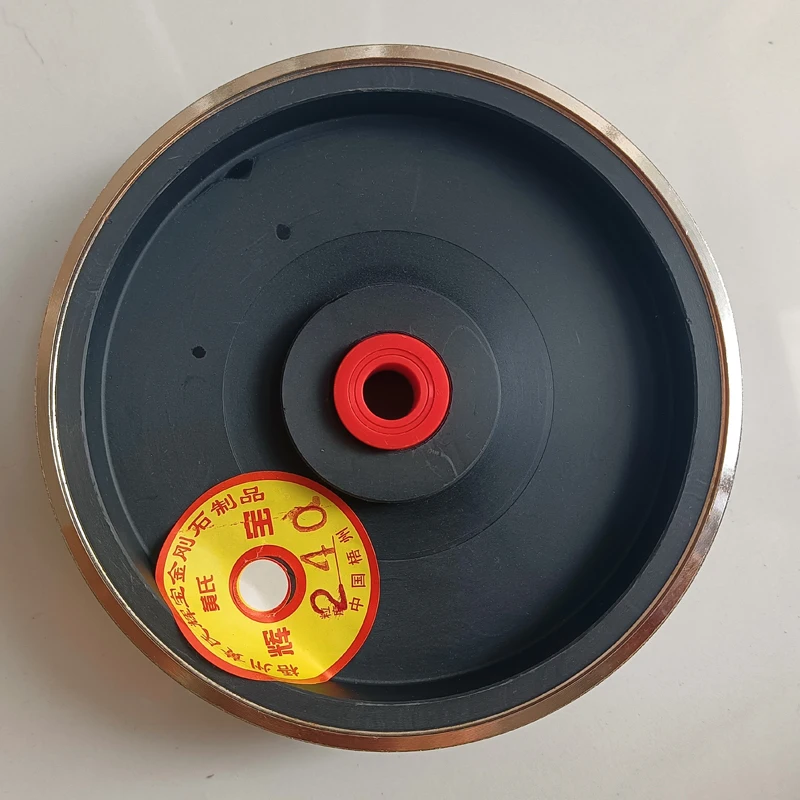 Diamond Grinding Wheel 6" inch 150x38x25.4mm Hole with 3pc Sleeve Reducer 19 to 16 to 12.7 Electroplated Alloy Polishing Wheel