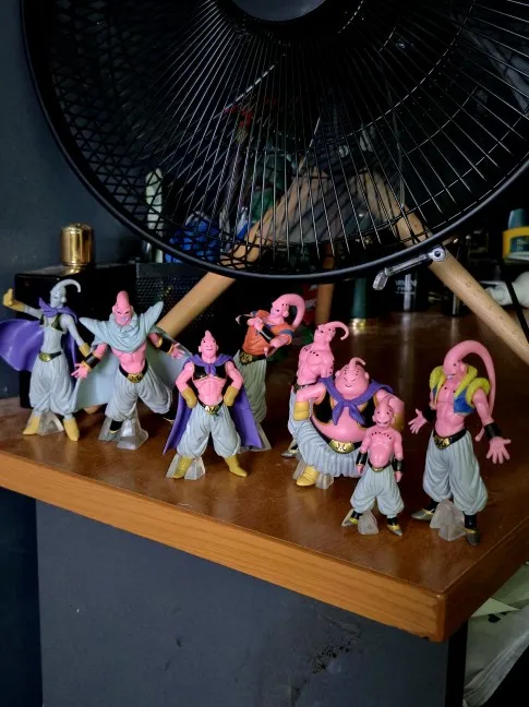 Dragon Ball Z | Majin Buu Fat Buu | Anime | 8-Piece Mini Display Statue Set