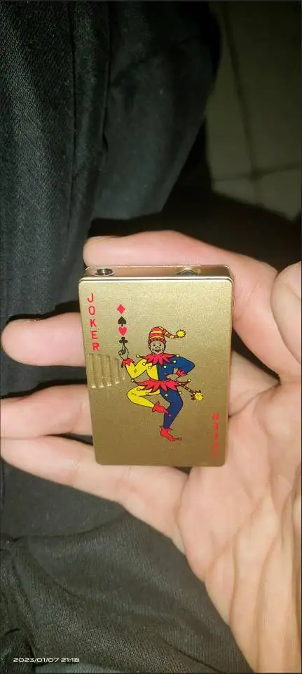 Briquet carte poker photo review