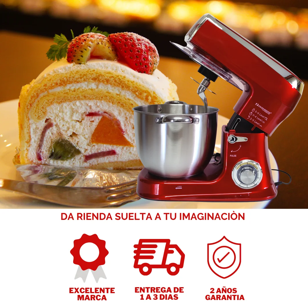 Rosenberg /9 Liter/2500W Küchen knet roboter mit Edelstahls ch üssel, 6  Geschwindigkeiten. Rote Farbe. Für Küche, Essen, Sahne, Teig kneten. -  AliExpress