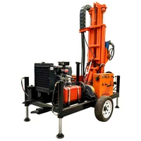 WhelledType Mobile Hydraulic Mining Rock Core DTH Rotary Deep Borehole Ground Water Well Drilling Rigs Rotary Drill Rigs Equipme 2
