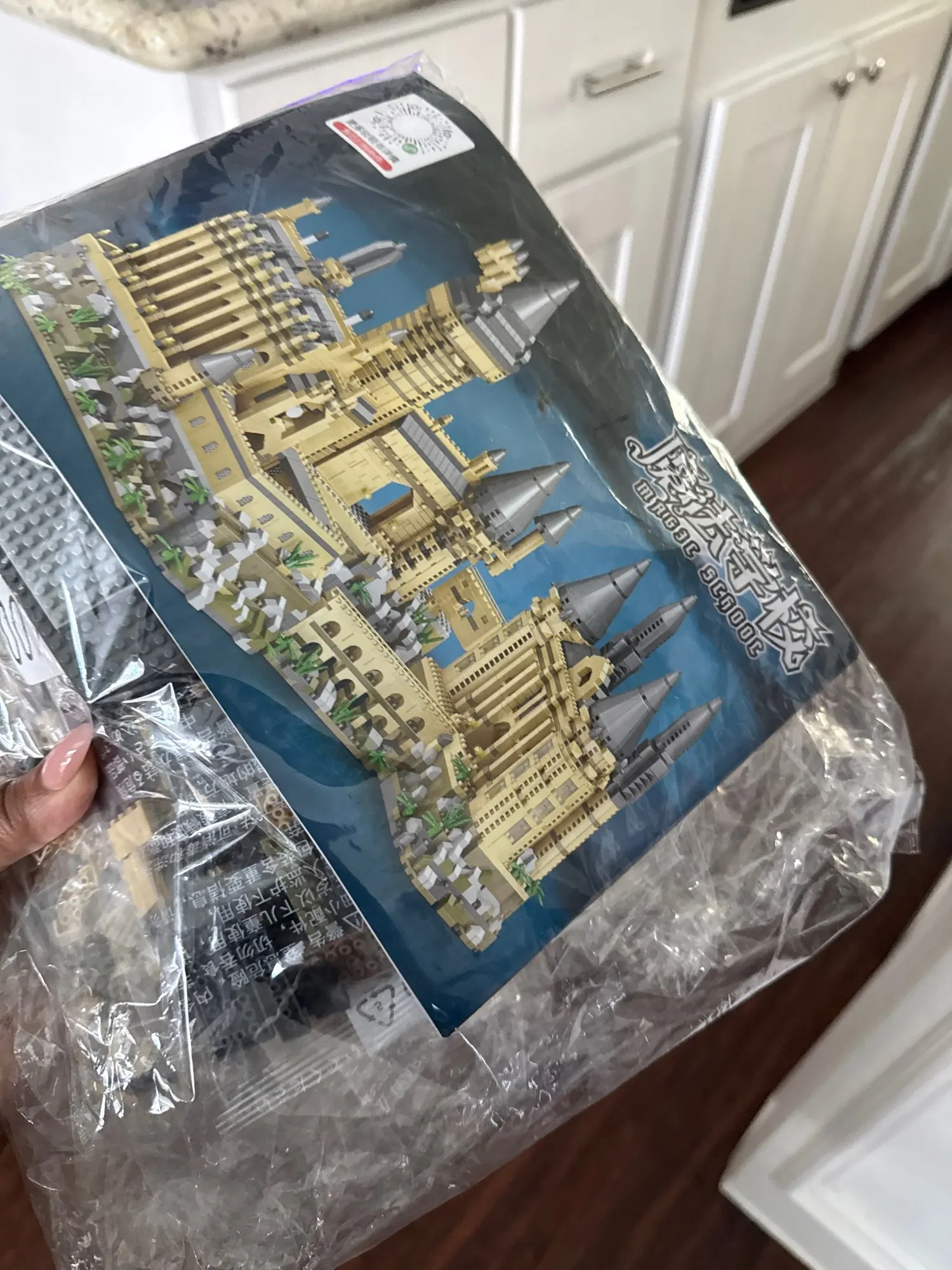 Micro Bricks City Creative Medieval Magic Castle Series School Architecture Palace Model Building Blocks Gifts Kid Assembly Toys