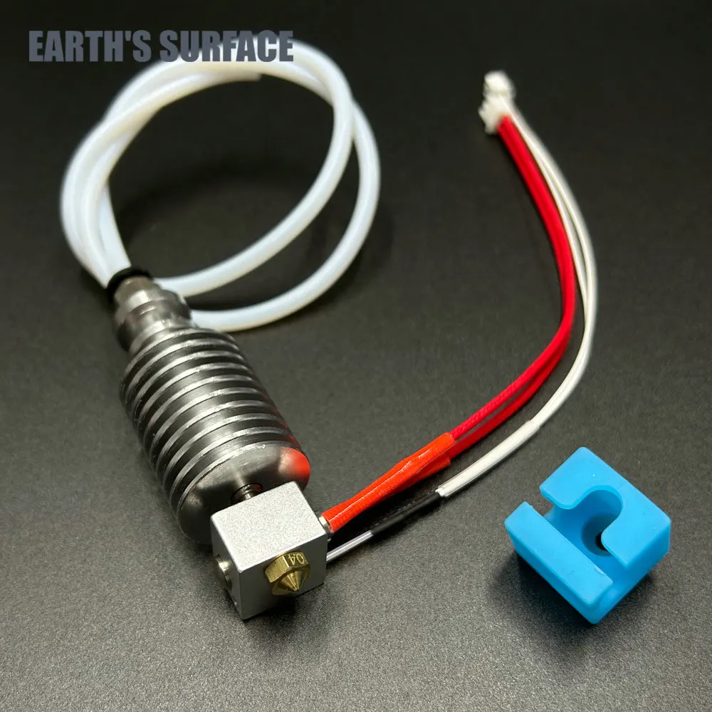 ES-3D Printer Part E3D V5 HotEnd Kit Remote Extruder 1.75/0.4mm Nozzle 12/24V J-Head Nozzle Kit For Vyper 3D Printer HotEnd Part