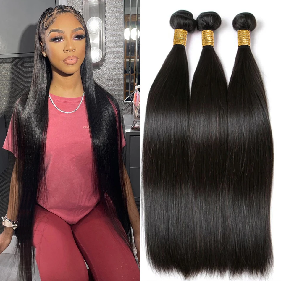 30Inch Human Hair Bundles 1/3/4 Pcs For Black Women Human hair extensions,human hair bundles,human hair bulk