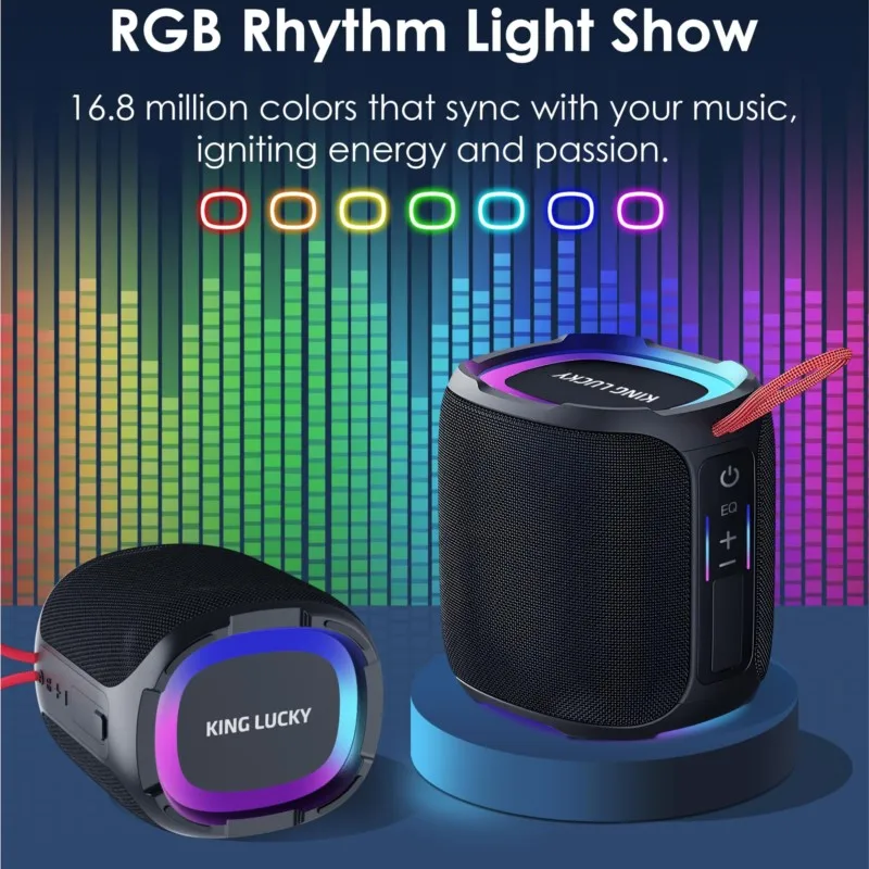 Kinglucky K50 Portable Wireless Bluetooth Speakers IPX7
