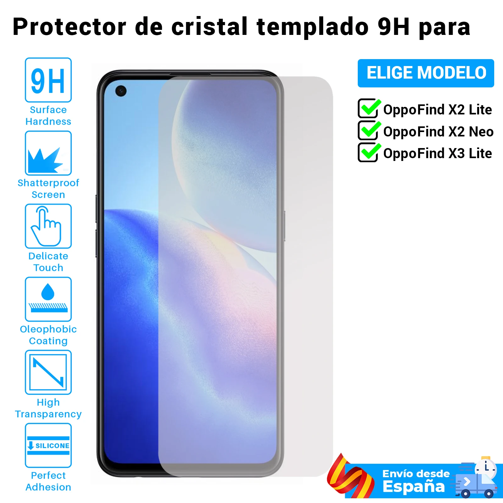 Cover Portafoglio Per Oppo Find X2 Lite In Pelle PU Con Supporto E Slot Carte – SONWO (Nero) - 2