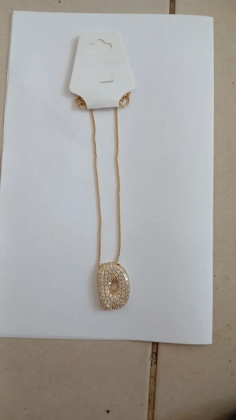 A-Z Letters Pendant Necklace photo review