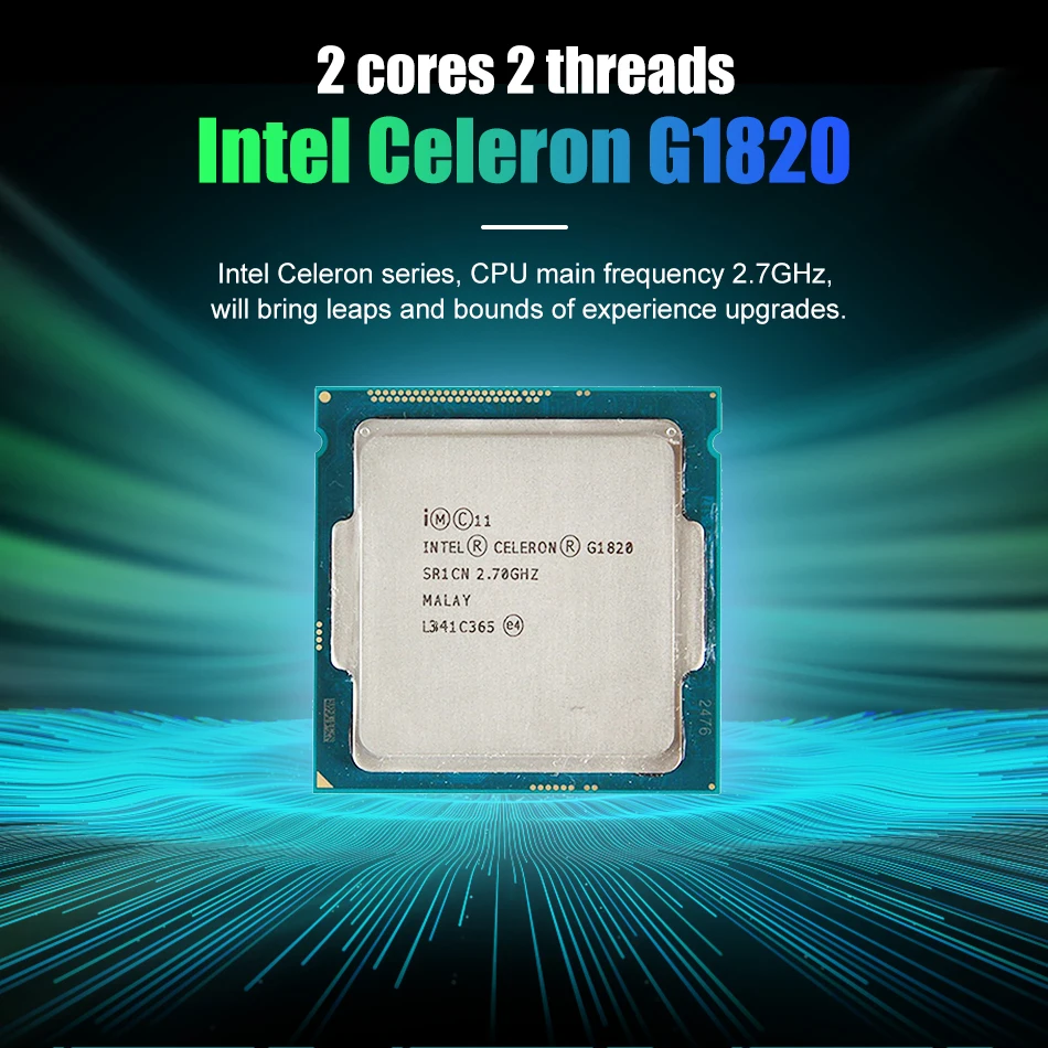 ใช้ต้นฉบับ Intel Celeron G1820 2M Cache CPU Dual-Core