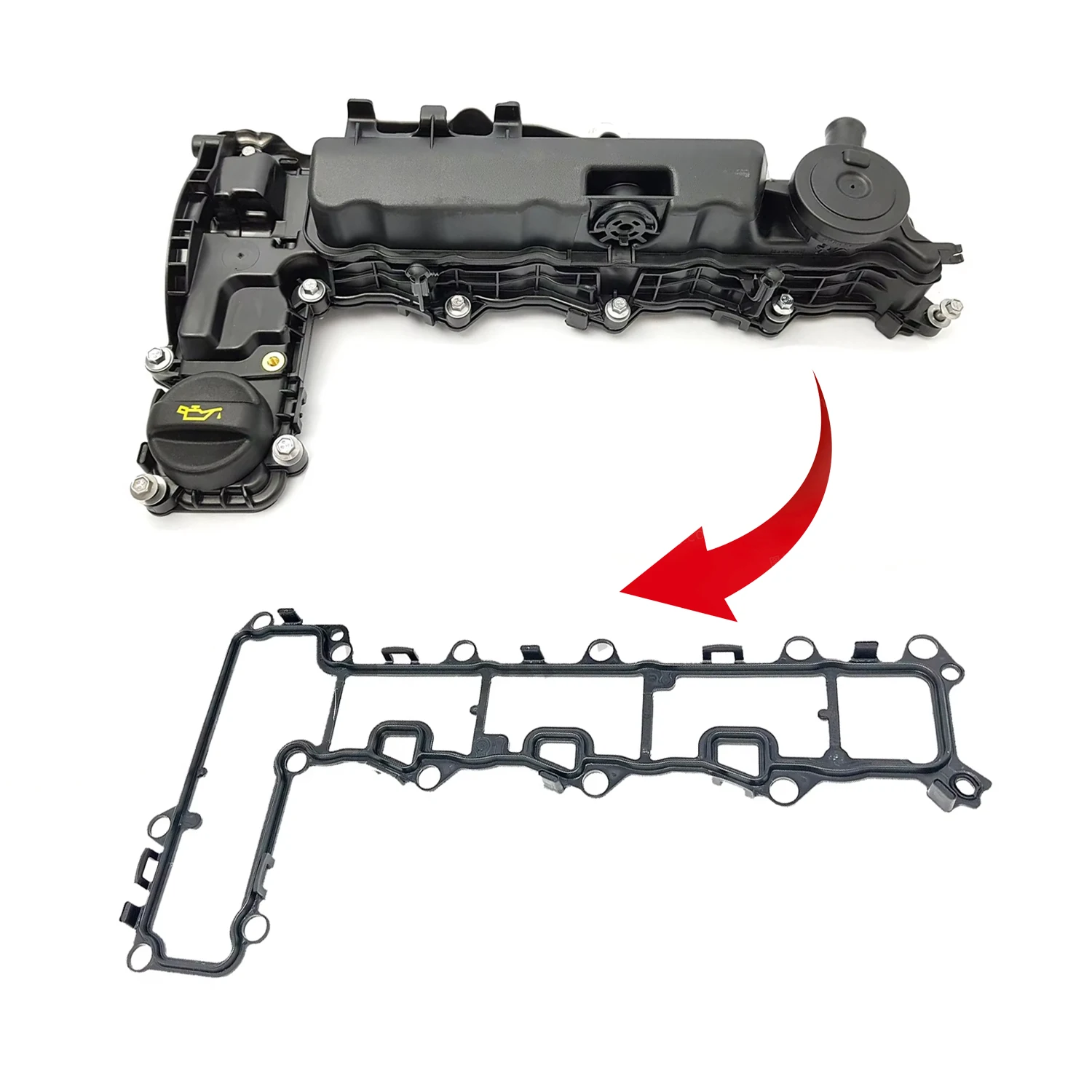 Rocker Cover Gasket For Citroen Jumper Jumpy Peugeot Boxer Expert Fiat Scudo Opel Movano Vivaro Ford Kuga-3648405