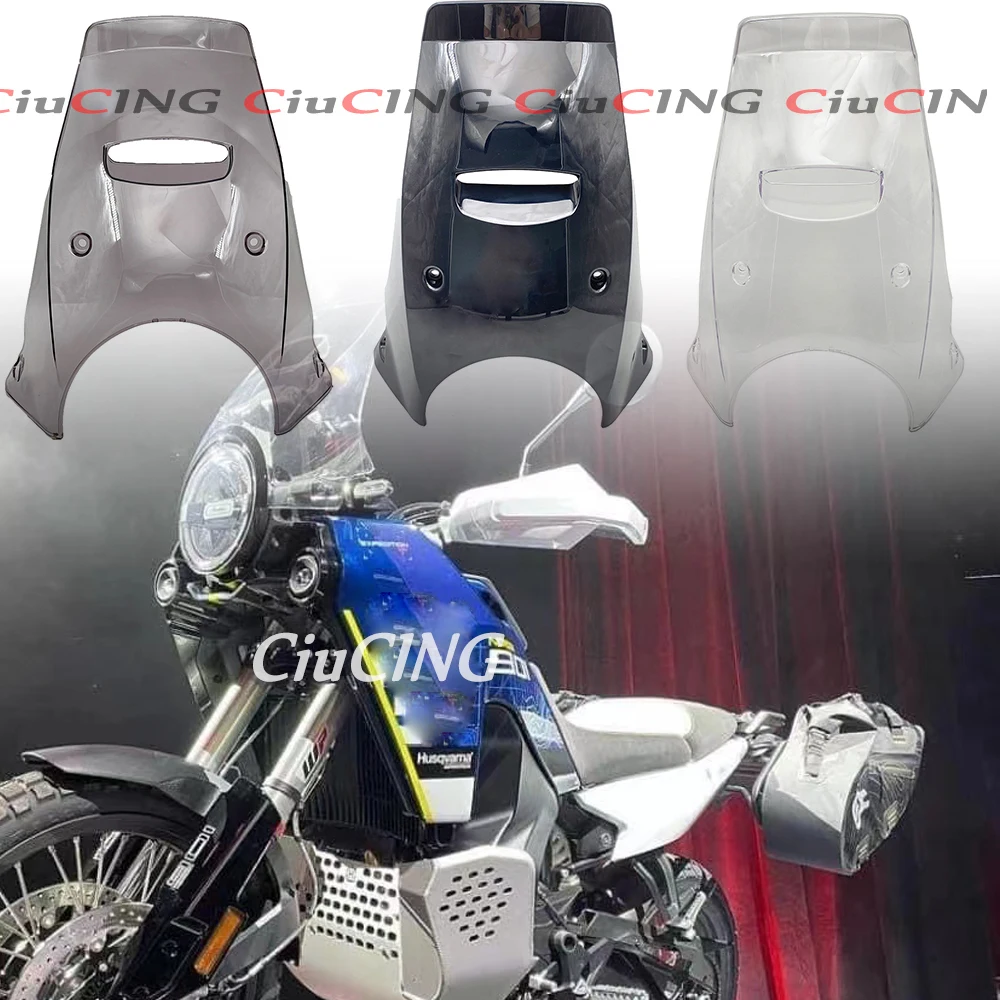 Pare-Brise Moto Pour Husqvarna Norden 901 (2022-2023) - Noir - Protection Contre Le Vent Et Les Projections