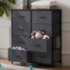 HEFPTURE 8-Drawer Storage Cabinet – Spacious Fabric Organizer with Durable Steel Frame, Ideal for Bedroom, Closet, or Office 4