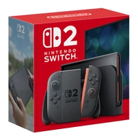 Nouvelle console de jeu Nintendo Switch 2 édition européenne NS2, console de jeu portable, écran tactile LCD de 7,9 pouces, stockage de 256 Go, design magnétique, fréquence d'images jusqu'à 120 ips, résolution 4K 2