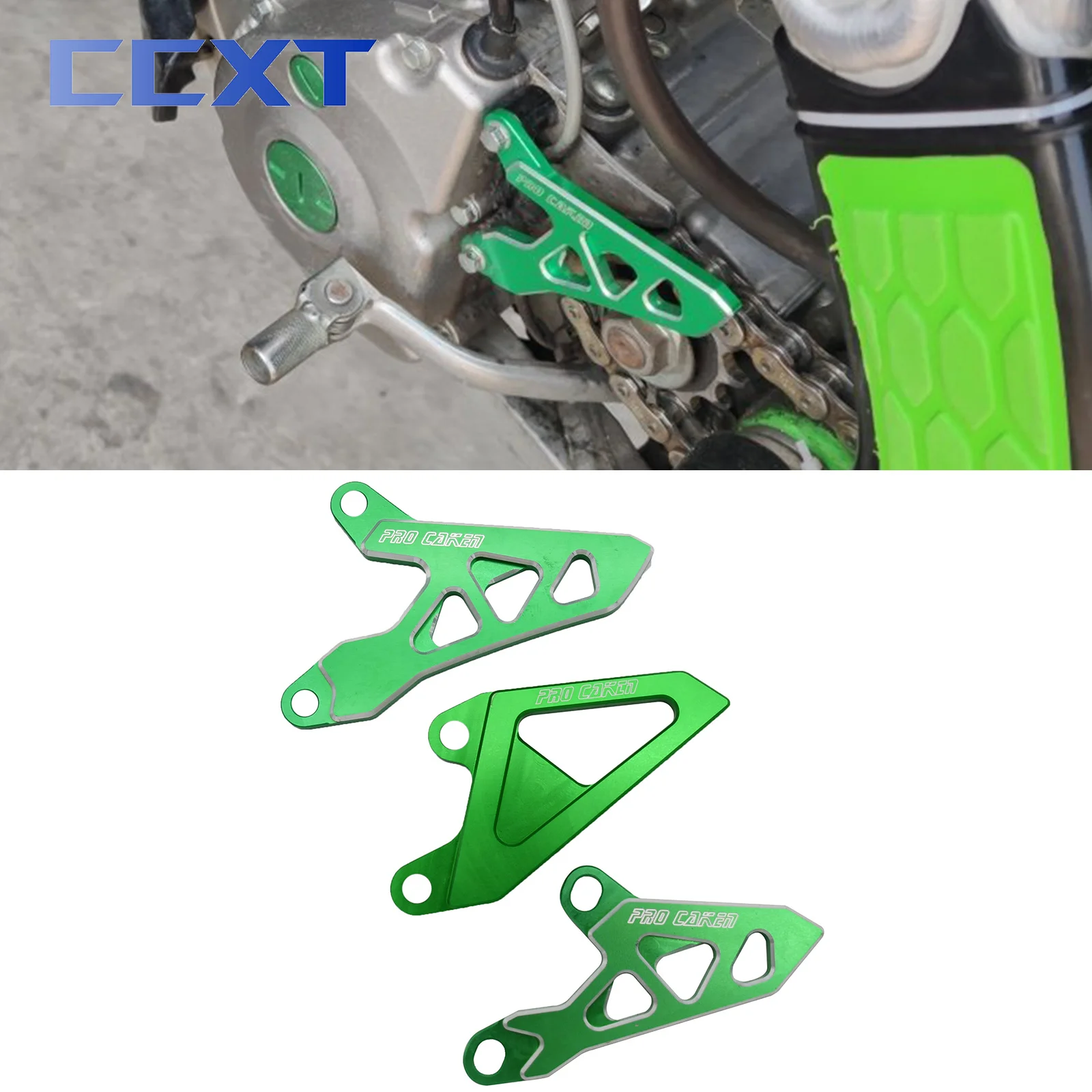 Motorcycle CNC Front Sprocket Chain Guard Cover For Kawasaki KX250F
