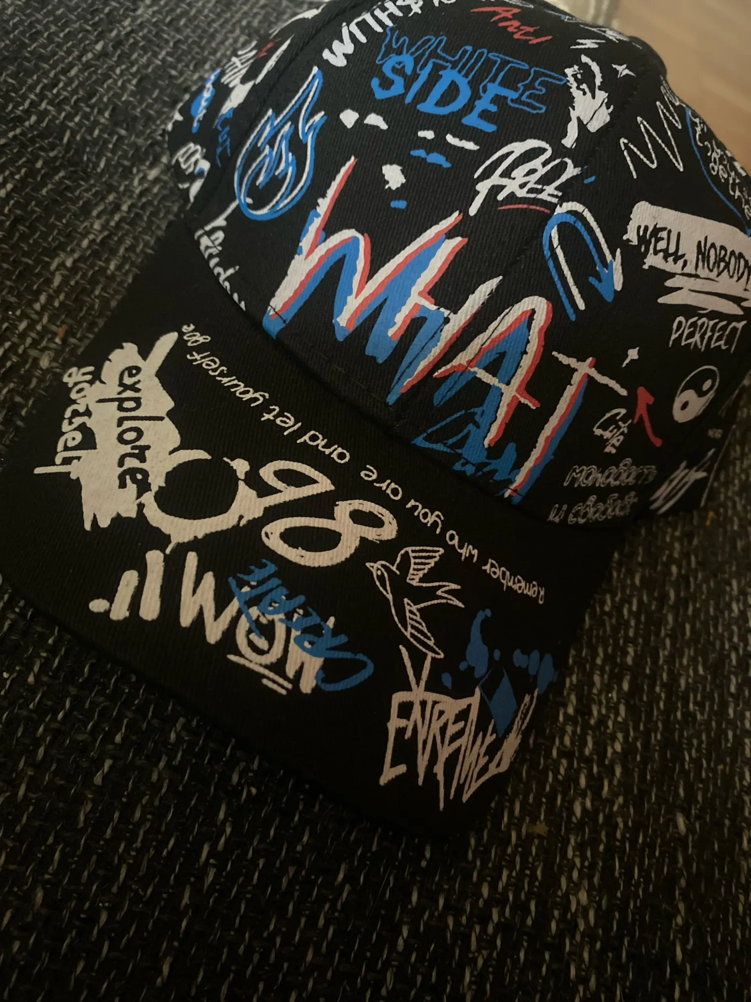 Unisex Letter Printing Snapback Baseball Caps photo review