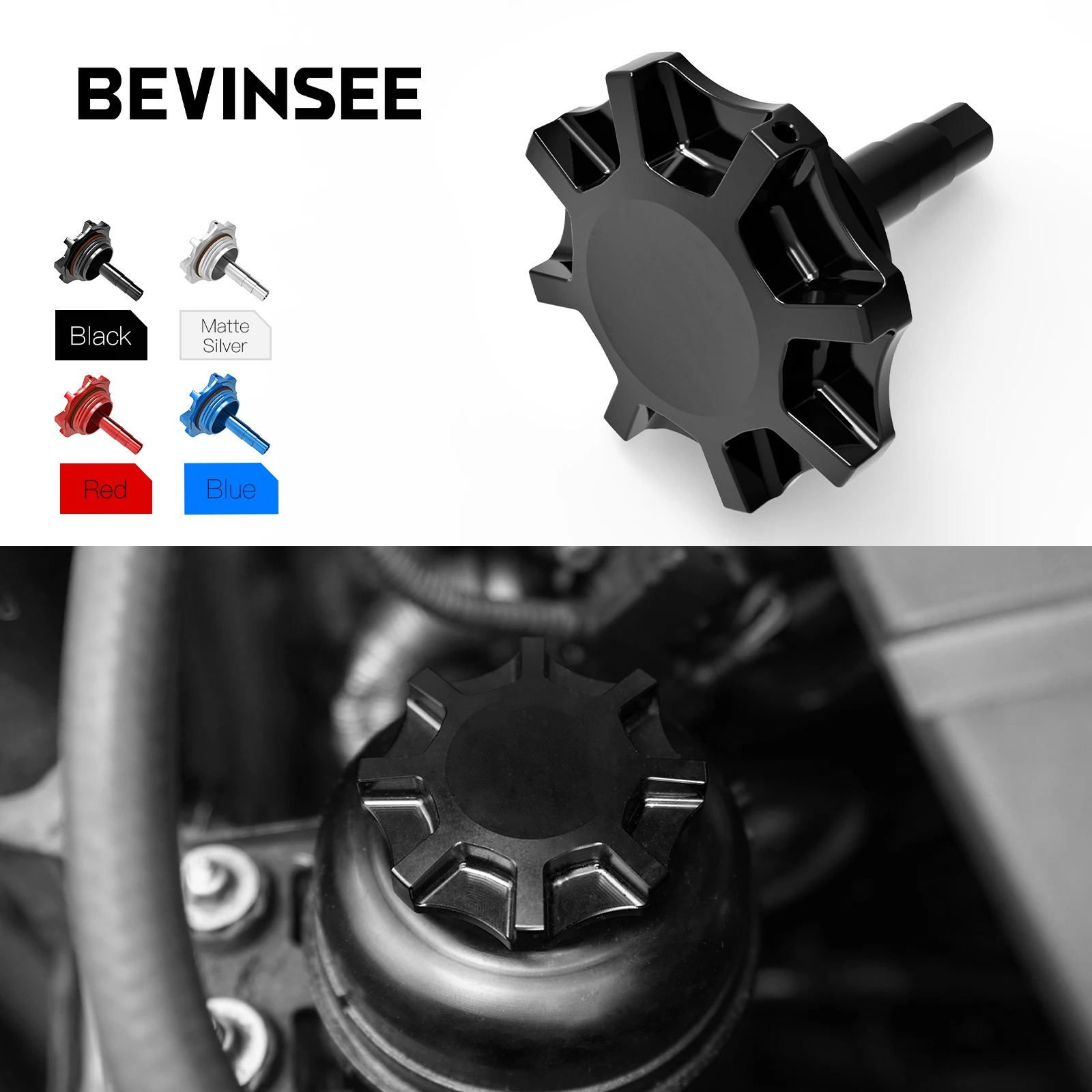 Tappo Serbatoio Acqua Refrigerante Per BMW E30 E36 E46 E39 E53 E85 - Ricambio Originale 17111712492, Diametro 28,5 Mm, Colore Nero - 3