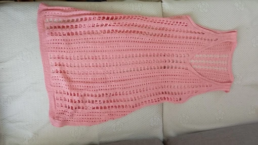 Boho Fishnet Crochet Beach Cover-Up Dress in Multiple Colours photo review