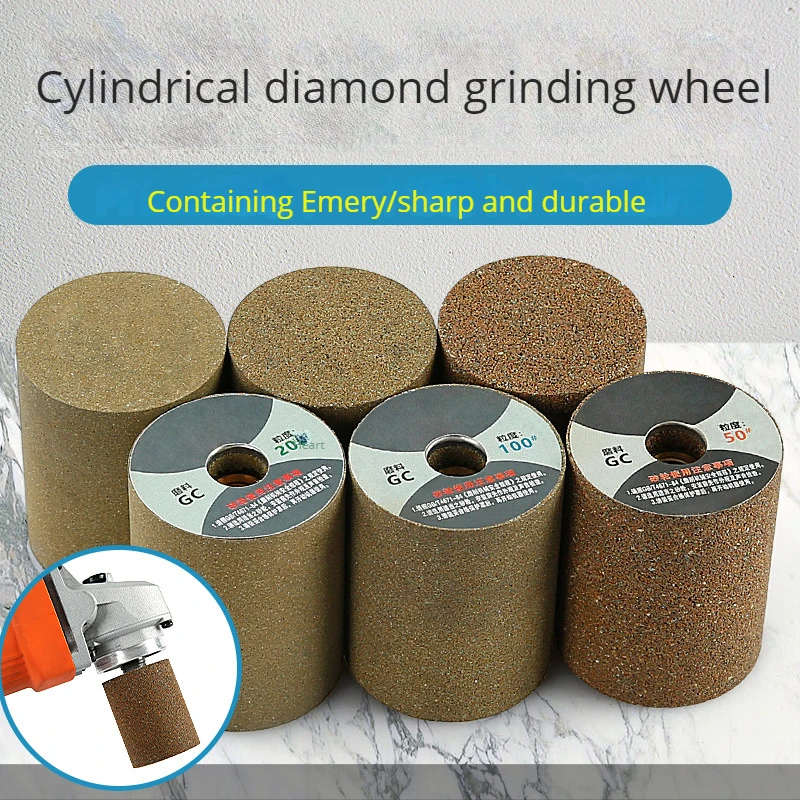 

Cylindrical Stone Polishing Wheel Diamond Grinding Wheel for Stone Flower Pot Wash Basin Goose Soft Stone Inner Wall Grinding