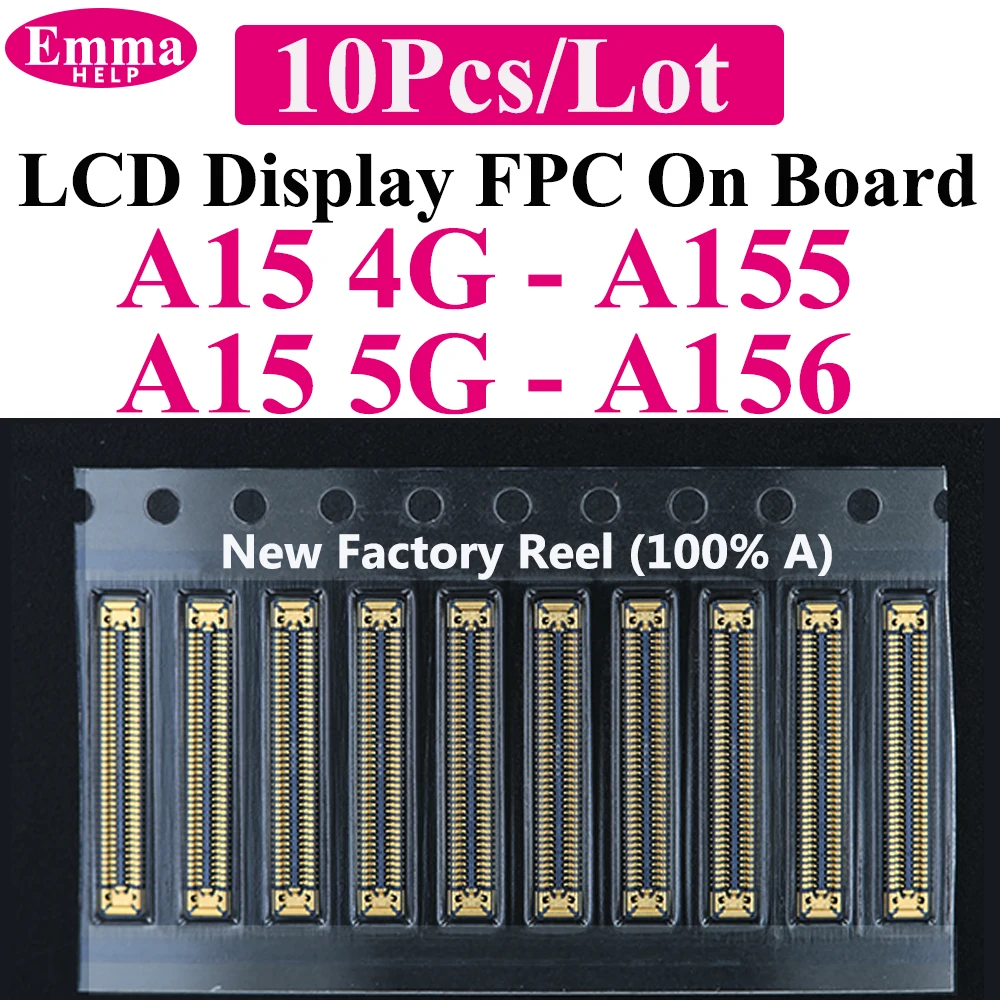 10pcs LCD Display Screen Flex FPC Connector - 40 78 Pin Plug On Board